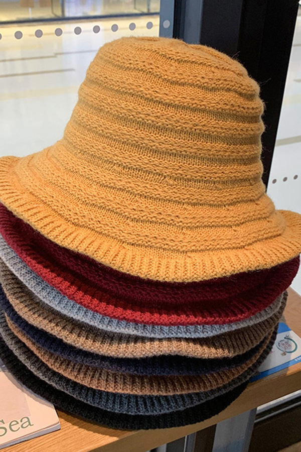 비코즈컨티드 물결여성 플래피 벙거지 모자 (8color)
